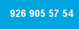 926 905 57 54 926 905 57 54